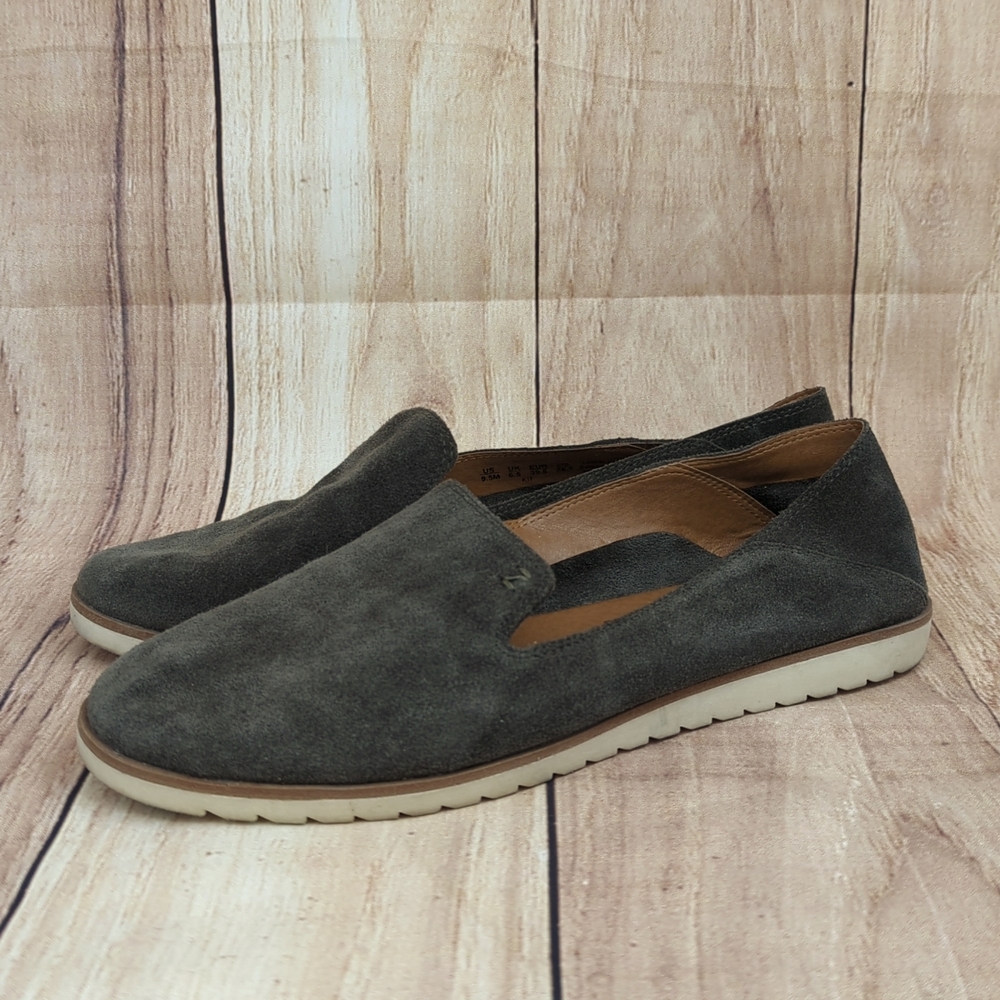 ZODIAC Kit Slip On Suede Loafers Gray Sz 9.5